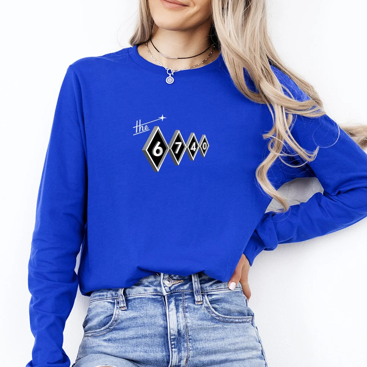 6740 Logo Long Sleeve T-shirt — THE 6740